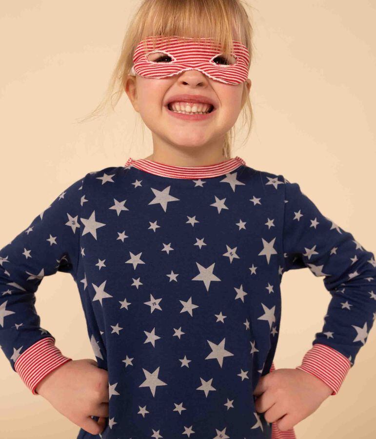 Geschenkverpakking met glow-in-the-dark verkleedpyjama van katoen voor kinderen variante 1