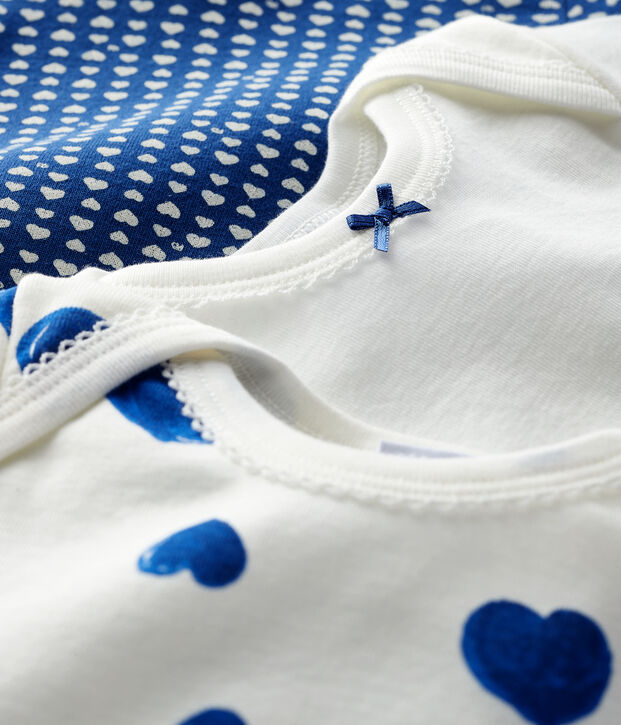 Lot de 3 bodies manches longues b&eacute;b&eacute; multicouleur