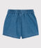 Short bébé en denim léger bleu DENIM CLAIR