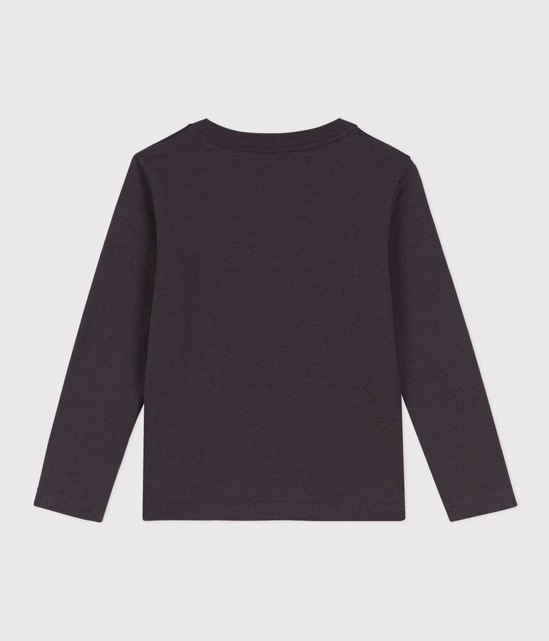 Jongens-T-shirt met lange mouwen grijs DUMBO