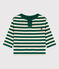 T-shirt met lange mouwen voor baby's van katoen EVERGREEN/ AVALANCHE