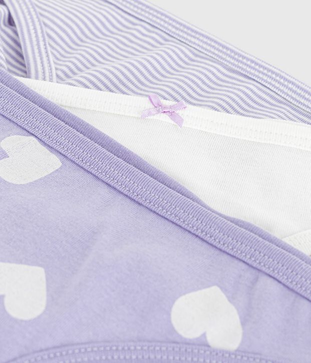 Setje met 3 katoenen damesslips multicouleur