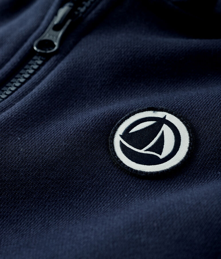 Sweatshirt &agrave; capuche enfant fille / gar&ccedil;on bleu SMOKING