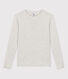 Tijdloos dames-T-shirt met ronde hals in biokatoen