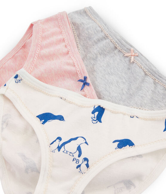 Trio de culottes petite fille variante 1