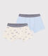 Setje met katoenen boxershorts met pinguïnprint voor kinderen