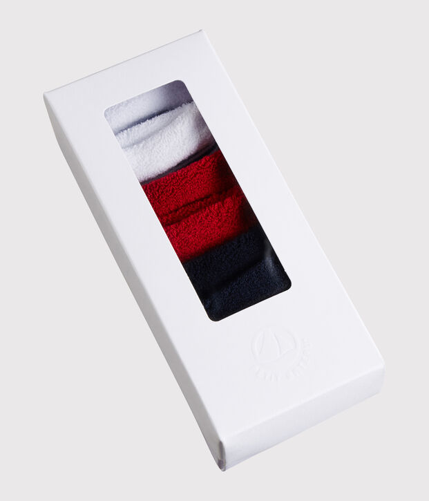 Lot de trois paires de chaussettes b&eacute;b&eacute; mixte multicouleur
