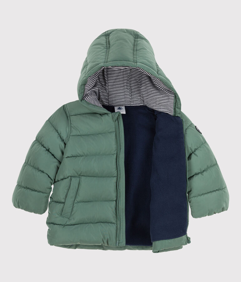 Gerecycleerd donsjasje voor baby's groen VALLEE