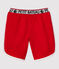 Short de bain recyclé enfant garçon rouge TERKUIT