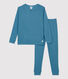 Pyjama uni  en coton et lyocell enfant