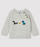 Pull à motif bébé garçon gris BELUGA CHINE