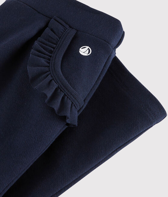 Pantalon de jogging enfant fille bleu SMOKING