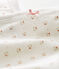 Body naissance manches longues bébé fille blanc MARSHMALLOW/blanc MULTICO