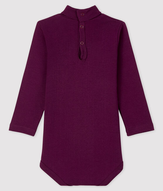 Body manches longues col roulé bébé violet CEPAGE