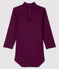 Body manches longues col roulé bébé violet CEPAGE