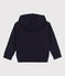 Sweatshirt zippé Petit Boat à capuche enfant fille / garçon bleu SMOKING
