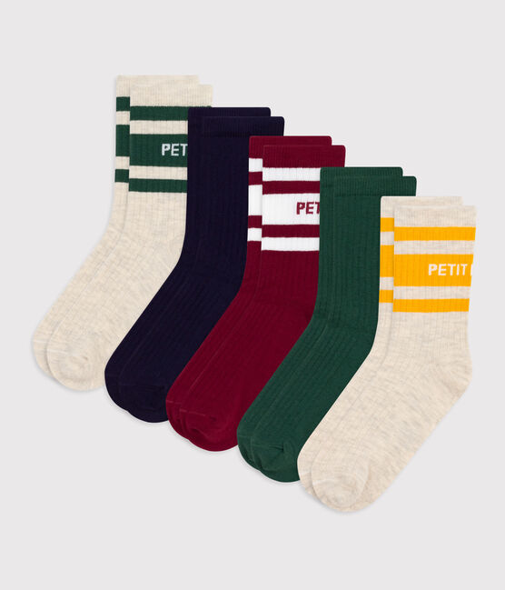 5 paires de chaussettes enfant en coton variante 1