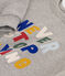 Sweatshirt en molleton enfant garçon gris CHATON CHINE