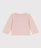Cardigan bébé en tubique uni rose SALINE