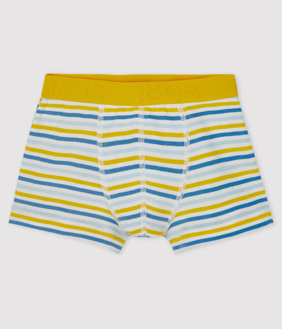 Boxer petit garçon blanc MARSHMALLOW/blanc MULTICO