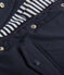 Halflange parka babyjongen blauw SMOKING