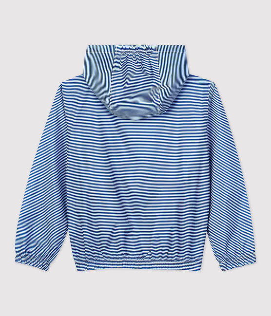 Windstopper van gerecycleerd polyester voor jongens blauw SURF/wit MARSHMALLOW