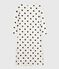 Chemise de nuit femme en coton imprimé cœur bleu MILK/ SOIR