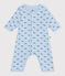 Katoenen bodypyjama zonder voetjes voor baby's met walvisprint blauw TOUDOU/ ALASKA