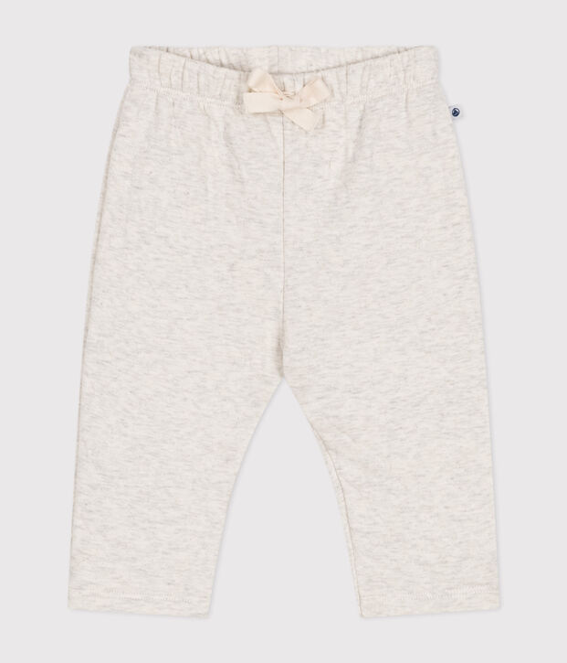 Pantalon en tubique matelass&eacute; b&eacute;b&eacute; beige chin&eacute;
