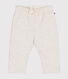 Broek in doorgestikt tubic voor baby's