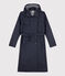 Trenchcoat met capuchon voor dames blauw SMOKING