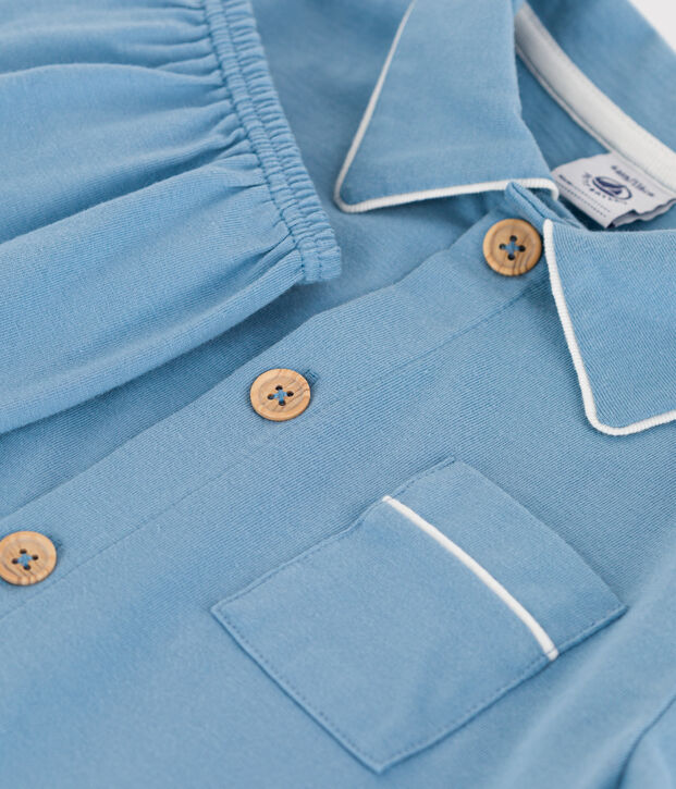 Jongenspyjama in jersey blauw