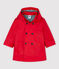 Trench en polyurethane bébé fille rouge TERKUIT