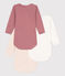 Set van 3 katoenen body's met lange mouwen voor baby's variante 1