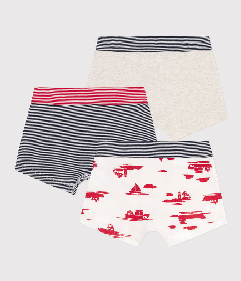 Set van 2 katoenen 'Le Havre' boxershorts voor jongens multicouleur