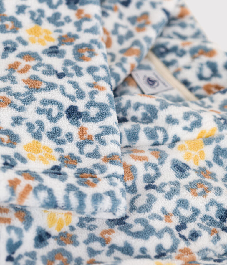 Kamerjas voor meisjes/jongens in fleece MARSHMALLOW/ POLOCHON/ MULTICO