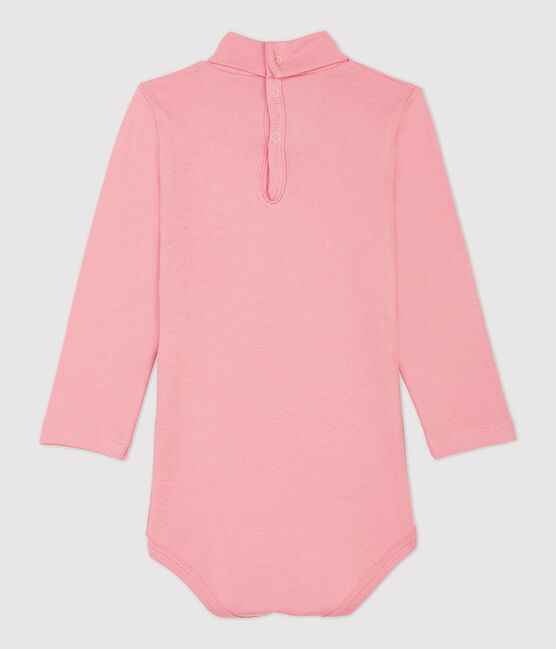 Body en coton bébé rose CHARME