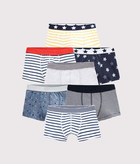 Verrassingsset met zeven boxershorts voor jongens variante 1
