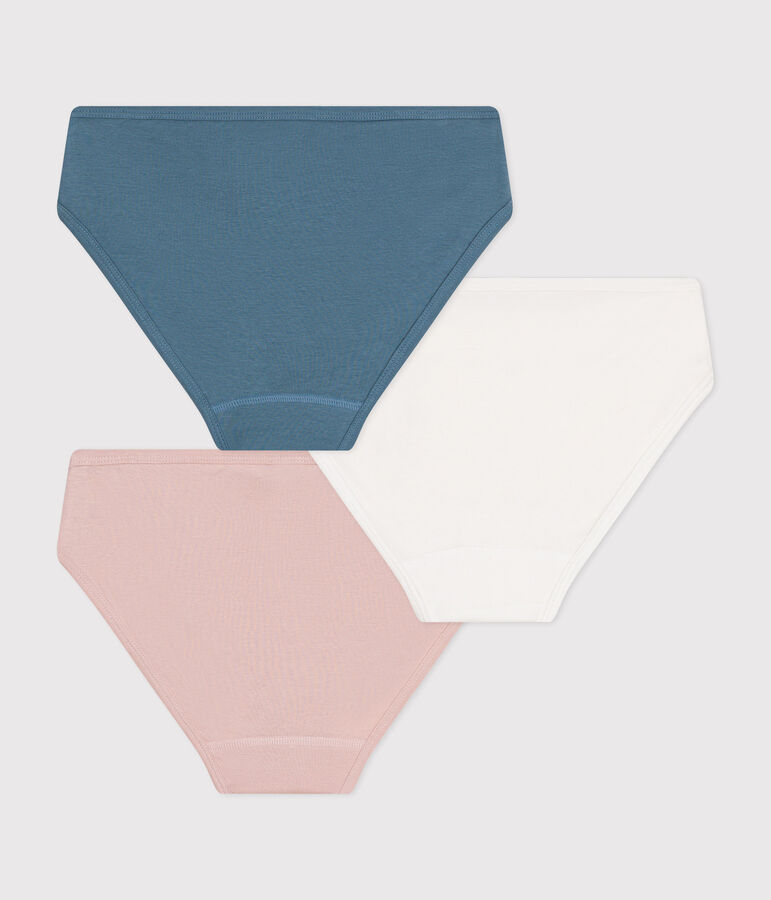 Set van 3 damesslipjes in katoen multicouleur