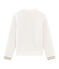 Cardigan en tubique matelassé enfant fille blanc MARSHMALLOW