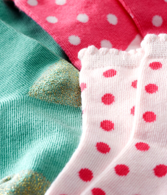 Lot de 3 paires de chaussettes bébé fille variante 2