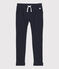 Pantalon de jogging en molleton enfant fille bleu SMOKING