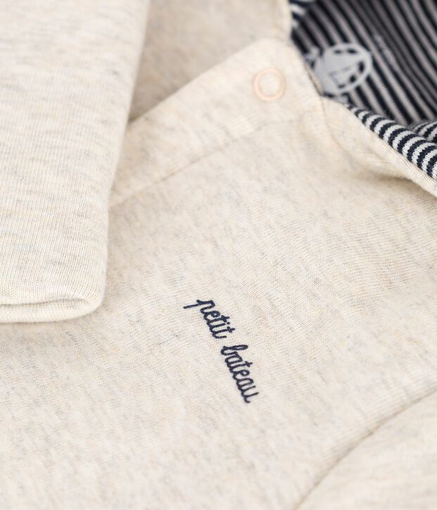 Effen gewatteerd babypakje met capuchon en voetjes MONTELIMAR CHINE