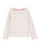 Marinetrui voor meisjes wit MARSHMALLOW/roze JOLI BRILLANT