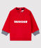 Sweatshirt bébé garçon imprimé rouge TERKUIT