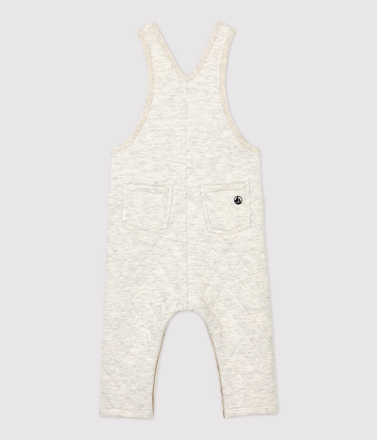 Gewatteerde salopette baby. beige
