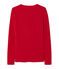 Iconisch dames T-shirt met lange mouwen rood TERKUIT
