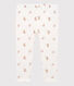 Legging imprimée en coton bébé fille