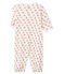 Combitas baby van gebreide stof wit MARSHMALLOW/roze GRETEL/ MULTICO