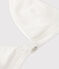 Soutien-gorge blanc ouverture devant fille en coton biologique et élasthanne blanc ECUME